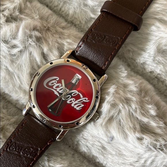 Coca-Cola Brown Leather Watch main image 4